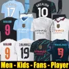 Haaland Soccer Jersey 23 24 de Bruyne Mans Cities Grealish Foden 2023 Football Shirt Mundurs Men Kit Kit Alvarez Fan Fan Fan Final Year of the Dragon