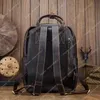 10A+ High quality bag High-capacity Handmade Leather Cowhide Korean Backpack Men's Bag Business Trendy Casual Handbag Travel Japanese and