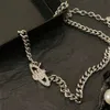 Viviennelies 2024 Nieuwe Punk Saturn Volledige Diamant Cubaanse Ketting met Coole Stijl voor Mannen en Vrouwen Zoete Cool Choker Neckchain designer juwelier Westwood Voor Vrouwen