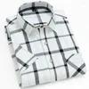 Men's Casual Shirts 2024 Checked Short-sleeved Shirt Non-ironing Breathable Fashionable Cotton Business Pocket Summer Style