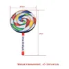 5pack 8inch lollipop trumma med Mallet Rainbow Colic Music Rhythm Instruments Barn Baby Barn som spelar leksak 240117