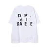 Designer Mens Tshirt Depts Femmes T-shirt Noir Mode Imprimer Mâle Lâche Couple High Street T-shirt à manches courtes T-shirts graphiques peints à la main Vêtements pour hommes