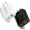 PD 2.4A USB C Wall Charger QC3.0 Type-C Fast Charge AC Chargerアダプター用iPhone 15 Samsung S24電話