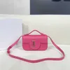 Baman Borse a tracolla Borsa di design di lusso con stampa B 14 colori Borsa piccola quadrata di moda Borsa a tracolla vintage da donna Borsa di qualità