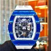 Richardmiler Luxury WatchesオートマチックワインディングメンズリストウォッチRichardmiler MensシリーズカーボンNTPT TOURBILLON RM003マニュアルメカニカル48x397mm Limited E 0xzx