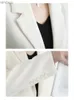 Suisse des femmes Blazers Office Lady Blazer for Women Elegant Elegant Élégant style coréen Blazers Blazers Coats Spring Casual Top Top Women Veste Clothingl240118