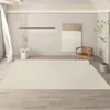 Tappeto da soggiorno minimalista in tinta unita Tappeto camera da letto beige antiscivolo Wabisabi Alfombra Luxury Tapete Tapis Salon 240117