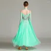 Stage Wear Bare Shoulder Rhinestone Sashes Dancing Dress Modern Women Ladies Waltz Tango Ballroom Performance Neck Piece