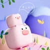 Настольные настольные часы Creative Cute Pink Pig Цифровой светодиодный будильник для детей Kawaii Night Light Голосовое управление Настольные часы Украшение домашнего декора YQ240118