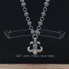 2024 Designer Brand Cross Ch Netlace for Women chromes High Boat Anchor Flower Pendant Silver Plated Stain Mens stile leart Men Classic Jewelry Neck HJ75 MD6D