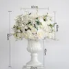 Dekorativa blommor Silk Flower Ball Wedding Banket Dinner Table Centerpieces Floral Artificial Bouquet Party Pests Anpassa