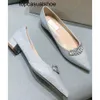 Jc jimmynessità choo elegante sexy sandalo puntato di bing pompe da donna scarpe da donna abito da donna aurelie perle perletto tacco da tacco alto tacchi vestito festa da sposa regalo con bo.