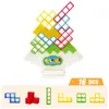 Sortera häckning leksaker Tetra Tower Game Stacking Stack Building Block Balance Puzzle Board Assembly Bricks Education Toys for Children Adults