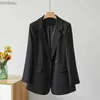 Damespakken Blazers Plus Size S-7XL Dubbele borstborsten Blazers For Women Office Lady OL Loose Oversize Classic Coat Suit Jack Chic Outwear OutfitSL240118