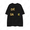 Tshirt designer Men magliette di lusso Gallorily Graphic Tee Depts Womens Mens Maglietta Masticità Brand Brand Brand Shirt Shirt Short