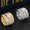 Band Rings Jewel Fashion Combination Rhigh Quality Micro Paled AAA+ Cubic Zirconia Rings for Women Weddparty Gift J240118