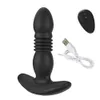 Zabawki seksualne teleskopowe wibrująca wtyczka wibrator anal Anal Vibrator bezprzewodowy zdalne zabawki dla kobiet Dildo Prostate Mężczyźni