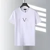 T-shirt de designer pour hommes Polo T-shirt Vêtements d'été Couture de manches de luxe 100% coton Marque classique Broderie Mode décontractée Lettres minces Imprimer personnalisé mince