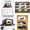 CAR DVR CAR DVRS 4 tum HD 1080p 3 Lens DVR Video Recorder Dash Cam Smart G-sensor Bakkamera 170 graders vidvinkel Tra Upplösning FR DHRVJ