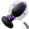 360 rotação vibratória anal plug 7 velocidades controle remoto butt plug vibrador massagem de próstata ânus brinquedos sexuais para homens mulheres adultos 240118