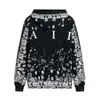 AM Sportswear Automne Designer Sweat à capuche Sweat-shirt pour hommes Femmes Graffiti Impression Sweat à capuche Street Vêtements Lettre Pull Hip Hop Top à manches longues CP Coat Y2K Q1LQ