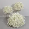 Kwiaty dekoracyjne 50/60/70/80 cm Biała oddech Baby Rose Artificial Flower Ball Wedding Table Centerpiece Deco Gypsophila Floral Event Party