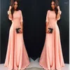 Casual Kleider SUSOLA Frauen Lange Maxi Böhmen Kleid O Hals Drei Viertel Ärmel Ethnische Sommer Strand Weibliche Stilvolle Stil