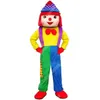 Prestanda söt clown maskot kostym halloween fancy party klänning tecknad karaktär outfit kostym karneval vuxna storlek födelsedag utomhus outfit