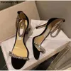 JC Jimmynessity Чу насосы бренды Meira Crystal-Embelled Sandals Summer Shoes Women White Silver Stiletto Heel Вечернее платье Eu35-43