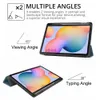 Capas para tablet PC Bolsas Capa para Samsung Galaxy Tab S6 Lite 10.4 2022 2020 SM-P610/P613/P615/P619 Capa inteligente de silicone macio para tablet com porta-lápis YQ240118