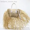 Shoulder Bags Fashion Raffia tassel women designer brand rattan handbags luxury wicker woven shouder crossbody bags beach purses T240116