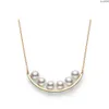 Tiffanylris ace pendentif colliers de perles collier Smiley même tempérament simple chaîne de clavicule féminine et produits Tiktok haut de gamme