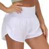 Lu-18 Speed ​​Up Shorts Quick Dry Treasable Sports Hotty Hot Hot Short Women's Litness مزيفة من قطعتين من القطع.