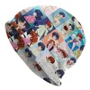 Bérets Ranma 1/2 Plaid Bonnet Chapeau Tricot Chapeaux Vintage Automne Hiver En Plein Air Japon Anime Manga Skullies Bonnets Unisexe Casquette Chaude