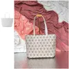 Classy New Long Handle Crystal Tote Bag Matte Frosted Geometric Large Capacity Single Shoulder women bags Handbag Computer