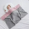 Filtar Spring och Autumn Swaddle Filt Baby Doudou Born Covered Kindergarten Nap Air Conditioning quilt