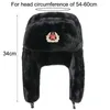 Berets Inverno Quente Faux Fur Bomber Hat para Homens Exército Soviético Militar Emblema Caps Masculino Térmico Earflap Cap Rússia Mulheres