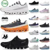 2024 On Shoes Designer Shoes Womens Cloudnova CloudMonster Mens Trainers Triple Black White Rock Rust Navy Blue Red Green Sports Sneakers