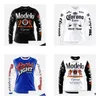 サイクリングシャツTOPS BMX MOTO MOUNTAIN BIKE MENS DH ENDURO MOTOCROSS JERSEYS SPORTSWEARダウンヒルジャージー自転車服2206​​16ドロップDE OT0NA