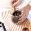 Natural Wooden Measuring Spoon Short Handle Coffee Bean Milk Powder Spoons Cake Baking Measuring Scoop Multifunction Kitchen Tool BH8073 FF