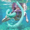 Diving Accessories Silicone Foldable Snorkel Tube Snorkel with Storage Case Women Men Roll Up Snorkel Underwater Wet Breathing Tube For Snorkeling 240118