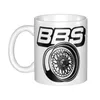 マグBBSレーシング3PCSコーヒーDIYパーソナライズされたセラミックティーミルクマグアウトドアワークキャンプビールカップ