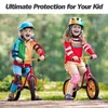 Gear 6 in 1 Skating Cycling Roller Skating Protection Set Kids Knee Elbow Wrist Protective Pads Sport Protective Gear for Boy Girl