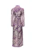 Robes décontractées Super élégant modifié Cheongsam robe haute couture femmes longue conception motif floral Qipao