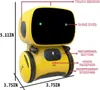 Emo Robot Robôs Inteligentes Dança Sensor de Comando de Voz Cantando Dança Repetindo Brinquedo Robô para Crianças Meninos e Meninas Falando Robôs 240117