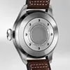 U1 Top AAA Luxury Designer Watch 3A Qualidade Novos Homens Automáticos Mecânicos Grande Clássico Piloto Relógios 46mm Le Prince Preto Genuíno Couro Relógios de Pulso Montre de Luxe