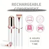 Epilator Portable Lipstick Shaped Electric för kvinnor smärtfritt och effektivt borttagning Hem Razor Shaver Tool 231128 Drop Delivery Health DH98C