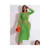 Basic & Casual Dresses Casual Dresses Beyprern Chic Mother Of Pearl Cloghet Er Up For Women Summer Hollow Out Sequins Beach Vacation Dhoux