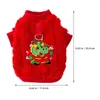 Dog Apparel Pet Costume Chinese Year Theme Clothes Warm Keeping Puppy Gift For Dogs(S)