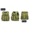 Tactical Vests Airsoft Tactical Vest Molle Combat Assat Protective Clothing Plate Carrier 7 Colors Cs Drop Delivery Tactical Gear Tac Dhos3